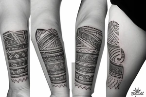 pair bracelete around ankle tattoo idea