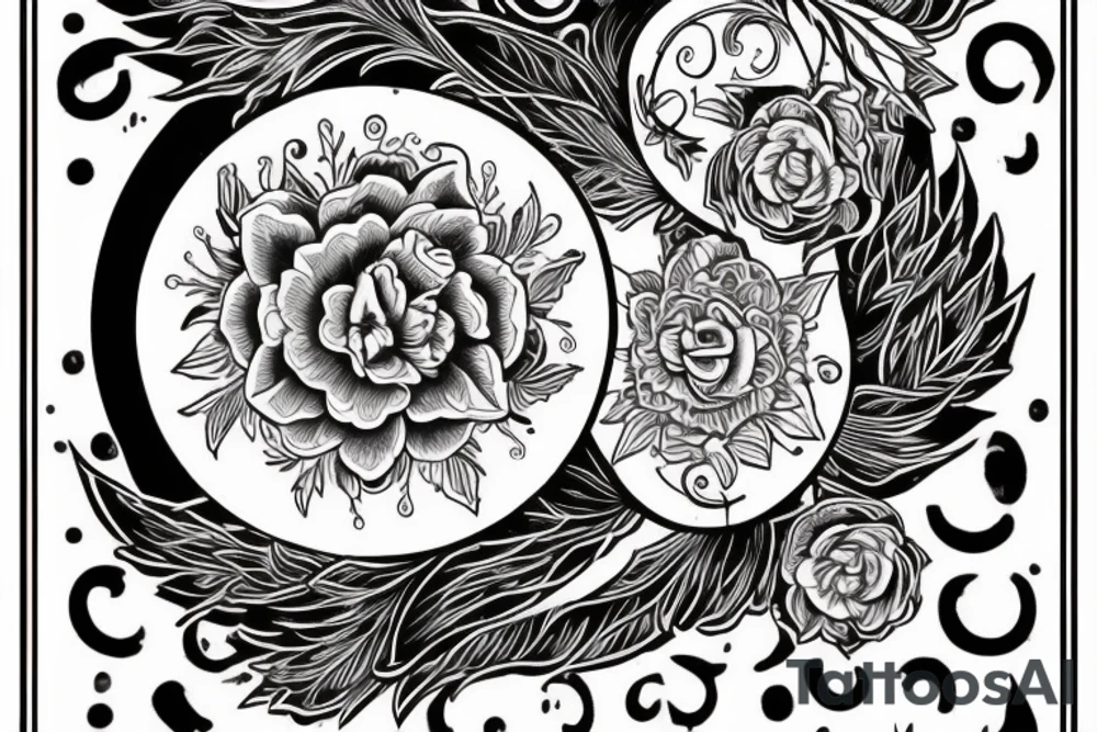 Голова орла а также рядом волна на предплечье tattoo idea