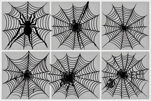 spiderweb with letter N tattoo idea