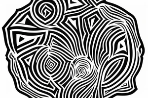 geometric tattoo for taurus tattoo idea