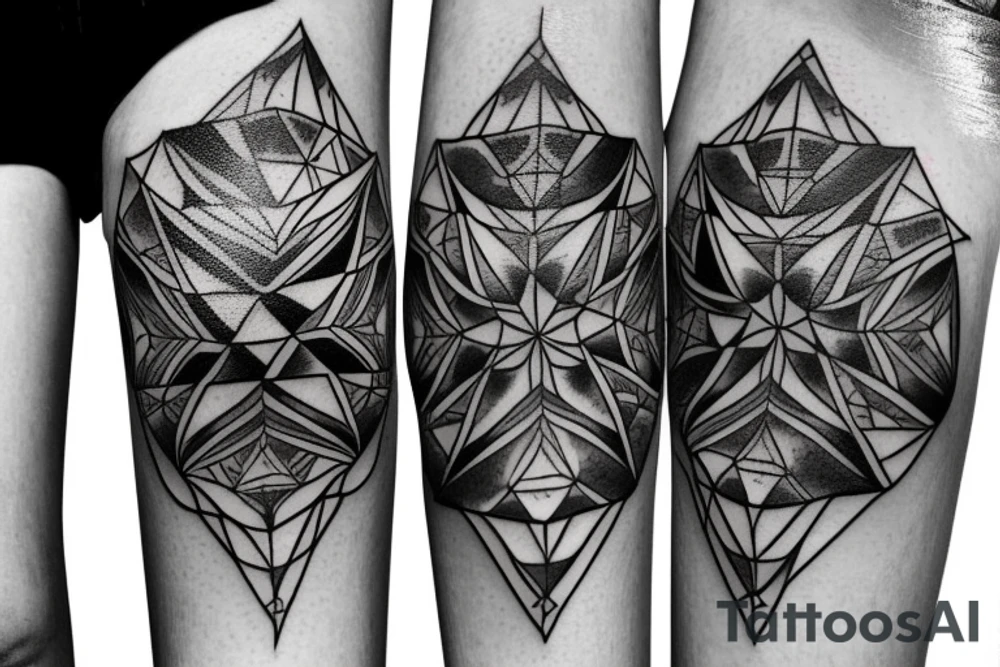 Geometric Taurus Constellation Tattoo tattoo idea Geometric Taurus Constellation Tattoo tattoo idea