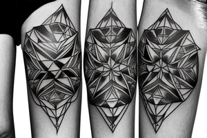 Geometric Taurus Constellation Tattoo tattoo idea