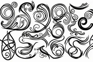 bandura curve tattoo idea