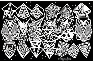 Geometric Taurus Constellation Tattoo 11.05.1987 tattoo idea