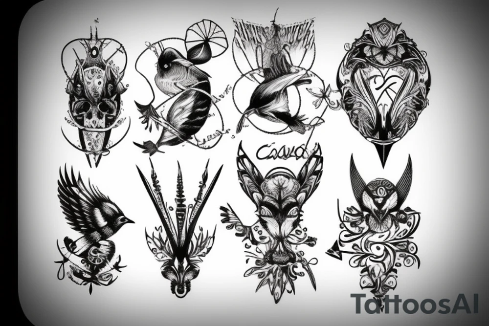 cuckoo sward big ears tattoo idea