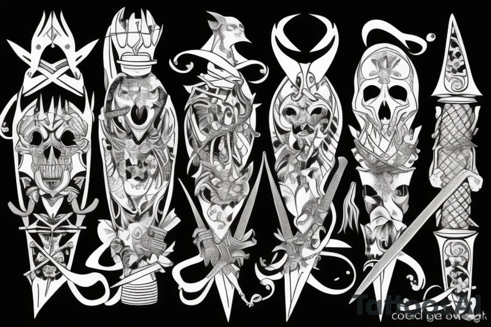 cuckoo sword big ears tattoo idea