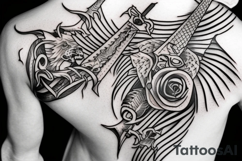 cuckoo sword tattoo idea