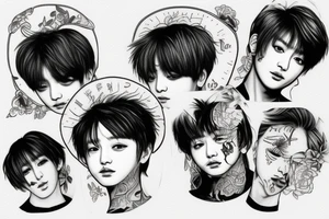 Jungkook cutie tattoo idea
