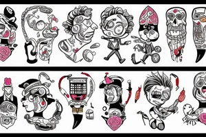 Running
Run 
Doctor
Physician tattoo idea