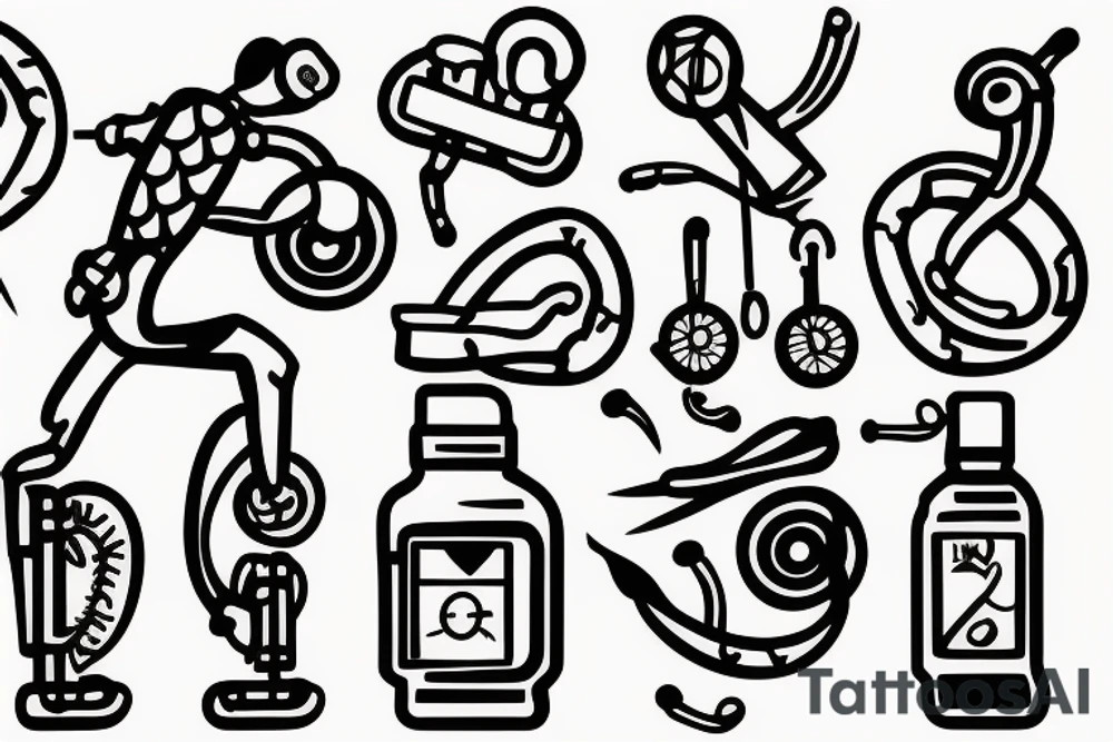 Running
Run 
Doctor
Physician tattoo idea