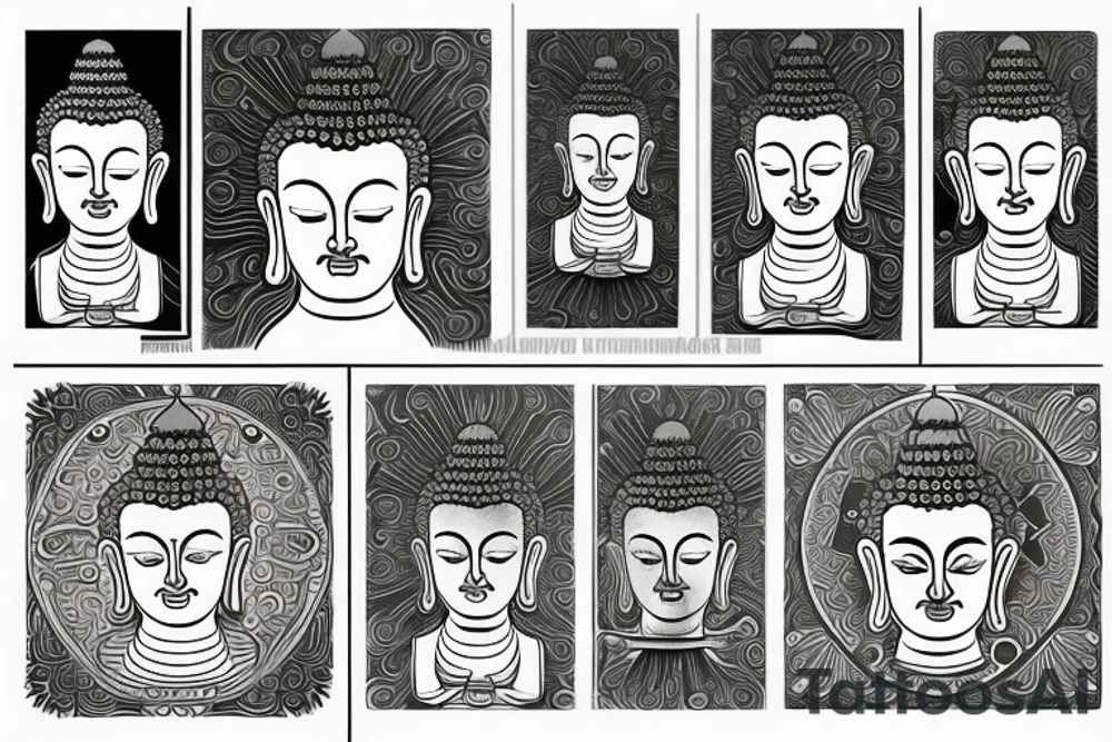 gemini buddha tattoo idea