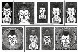 gemini buddha tattoo idea