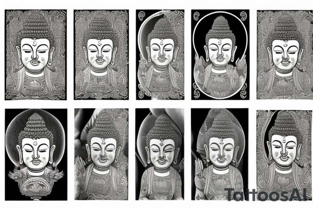 gemini buddha tattoo idea
