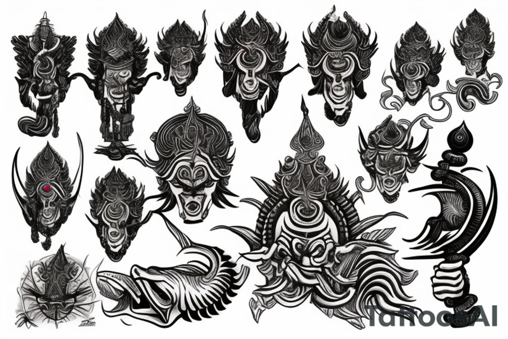 rudra shiva tattoo idea