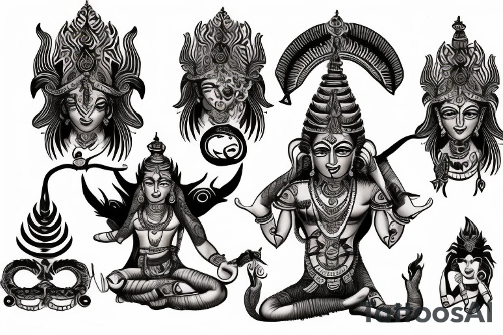 rudra shiva tattoo idea