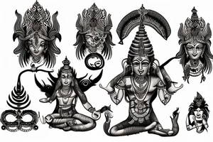 rudra shiva tattoo idea