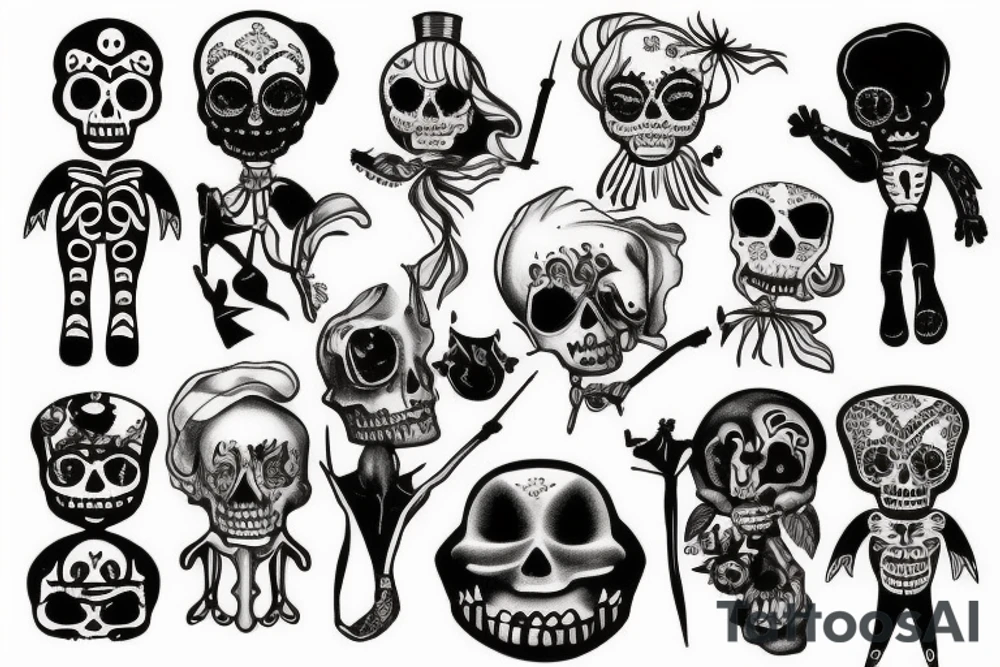 voodoo doll tattoo idea