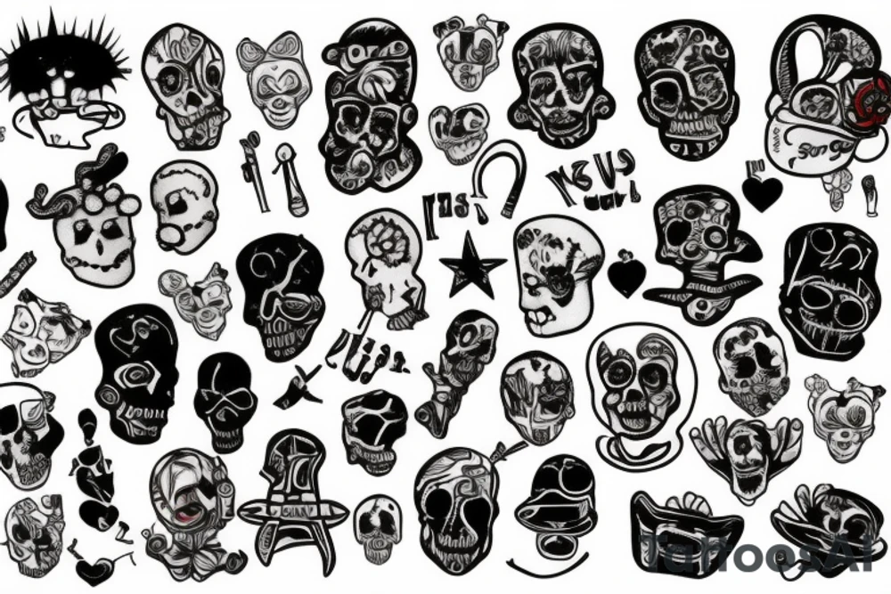voodoo doll tattoo idea