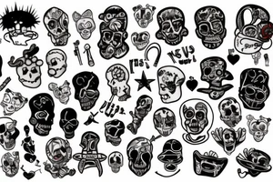 voodoo doll tattoo idea