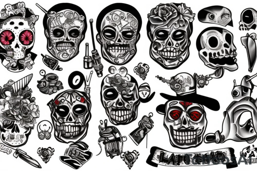 voodoo doll tattoo idea