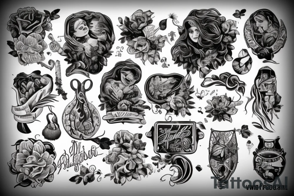 Медведь рычит в анфас tattoo idea