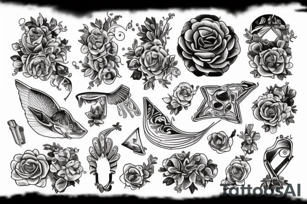 Медведь рычит в анфас tattoo idea