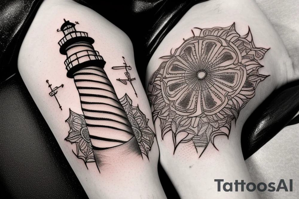 lighthouse tattoo idea