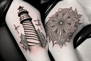 lighthouse tattoo idea