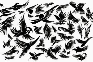 Flying Swift tattoo idea