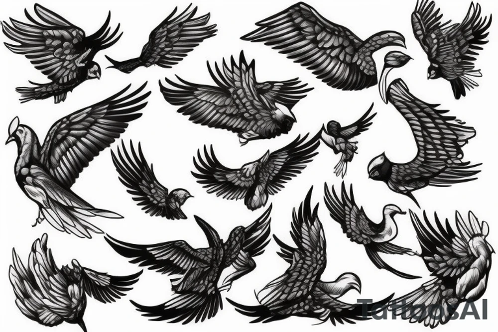 Flying Swift in the Heart tattoo idea
