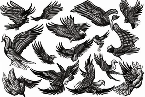 Flying Swift in the Heart tattoo idea
