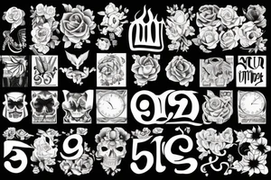 11:59 is the last minute of the day tattoo idea
