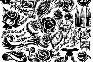 11:59 is the last minute of the day tattoo idea