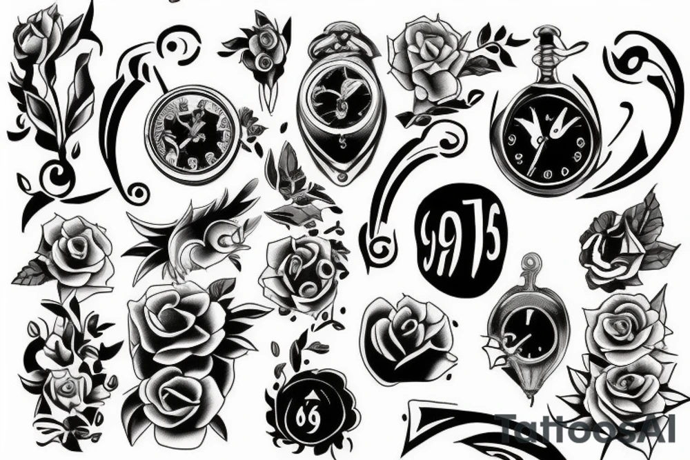 11:59 is the last minute of the day tattoo idea