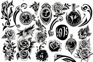 11:59 is the last minute of the day tattoo idea