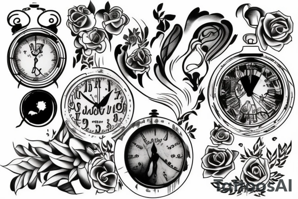 11:59 is the last minute of the day tattoo idea