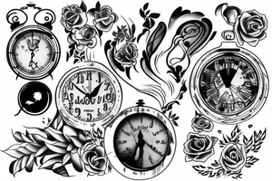 11:59 is the last minute of the day tattoo idea