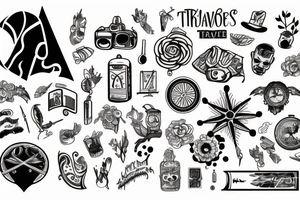 Tome travel tattoo idea