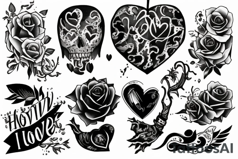 No Love or Hatred tattoo idea