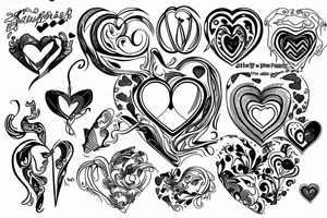 pulse and a heart tattoo idea