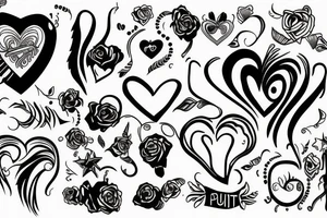 pulse and a heart tattoo idea