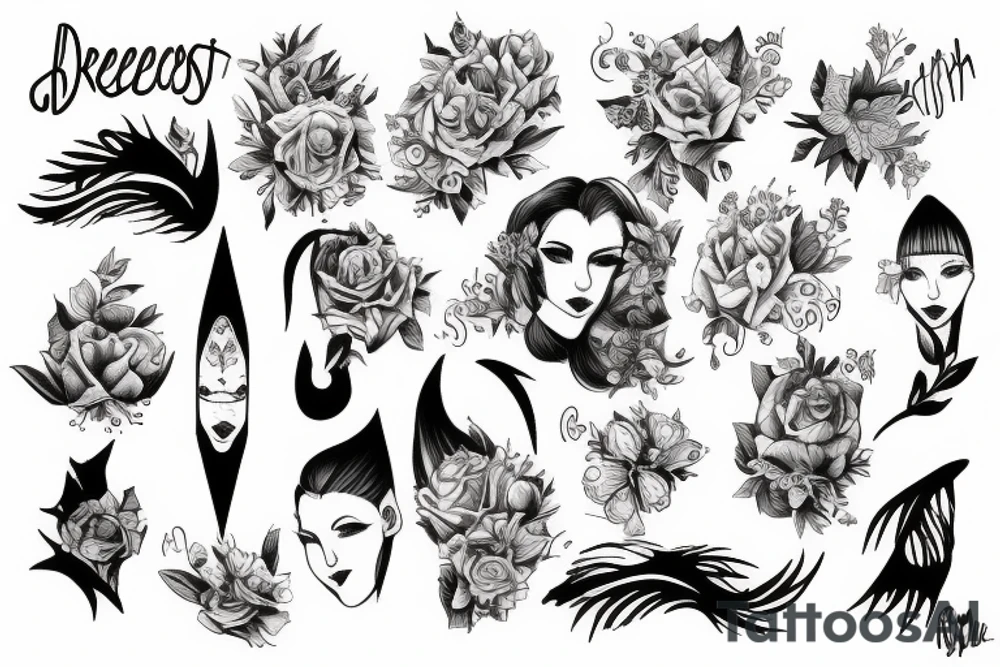 depressed tattoo idea
