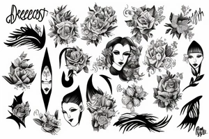depressed tattoo idea