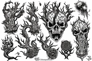 “No tree, it is said, can grow to heaven unless its roots reach down to hell.” tattoo idea
