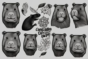 capybara tattoo idea