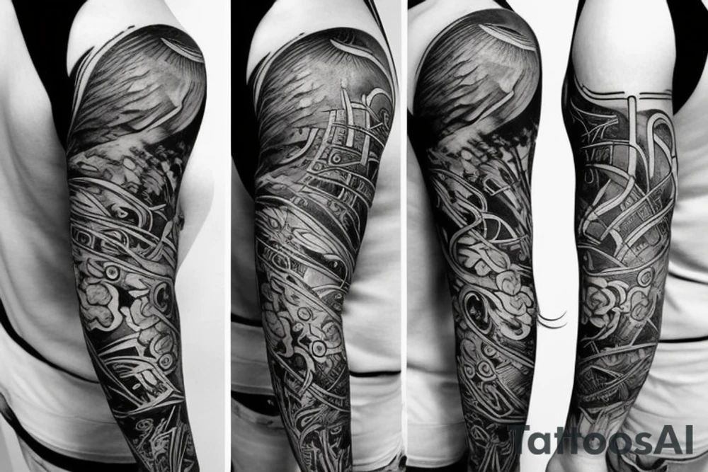 upper arm tattoo tattoo idea