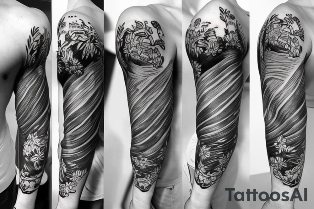 upper arm tattoo tattoo idea