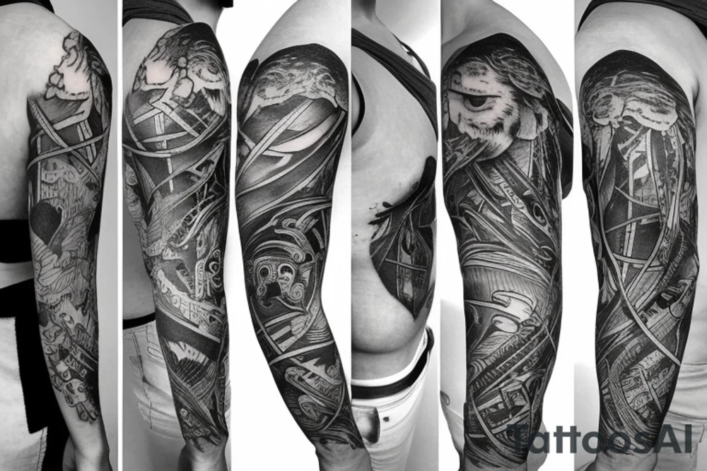 upper arm tattoo tattoo idea