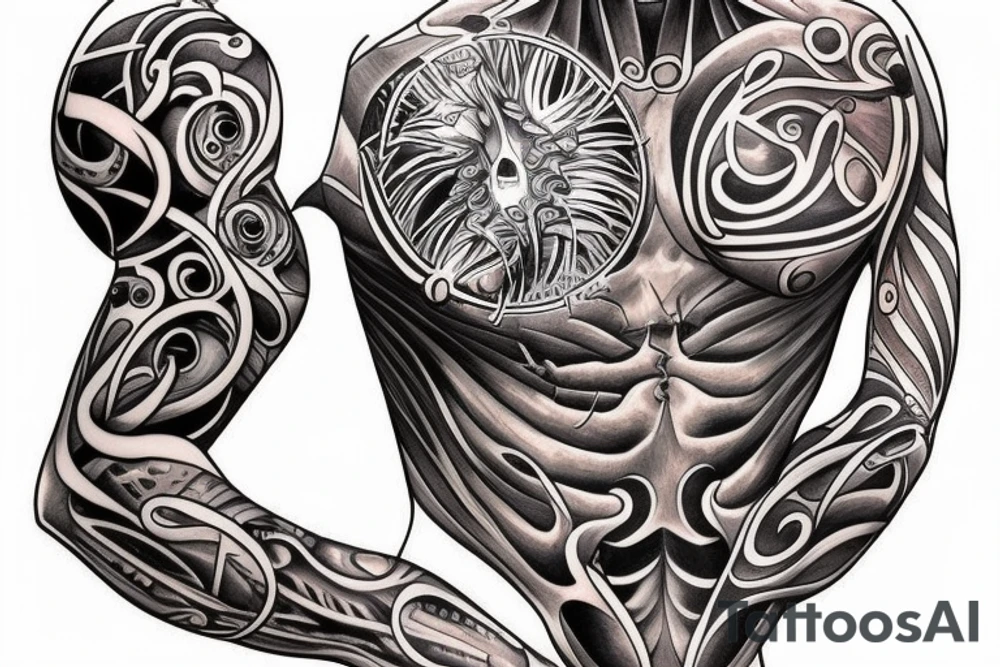 upper arm tattoo tattoo idea