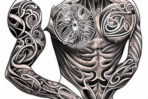 upper arm tattoo tattoo idea
